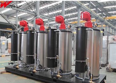 250-1000kg/dérapage de H - structure à gaz montée de tube de l'eau de générateur de vapeur